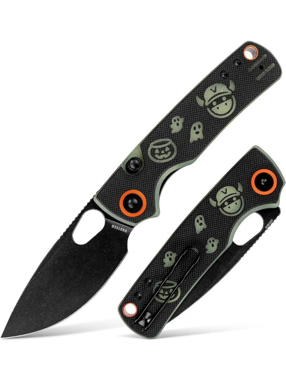Compact Folding Knife - 2.99" 14C28N Blade, G10 Handle, Lightweight EDC Tool